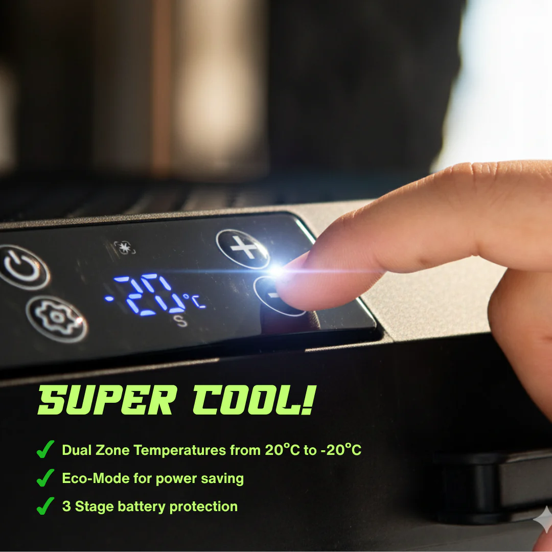 75L Dual-zone Portable Fridge - Image 3