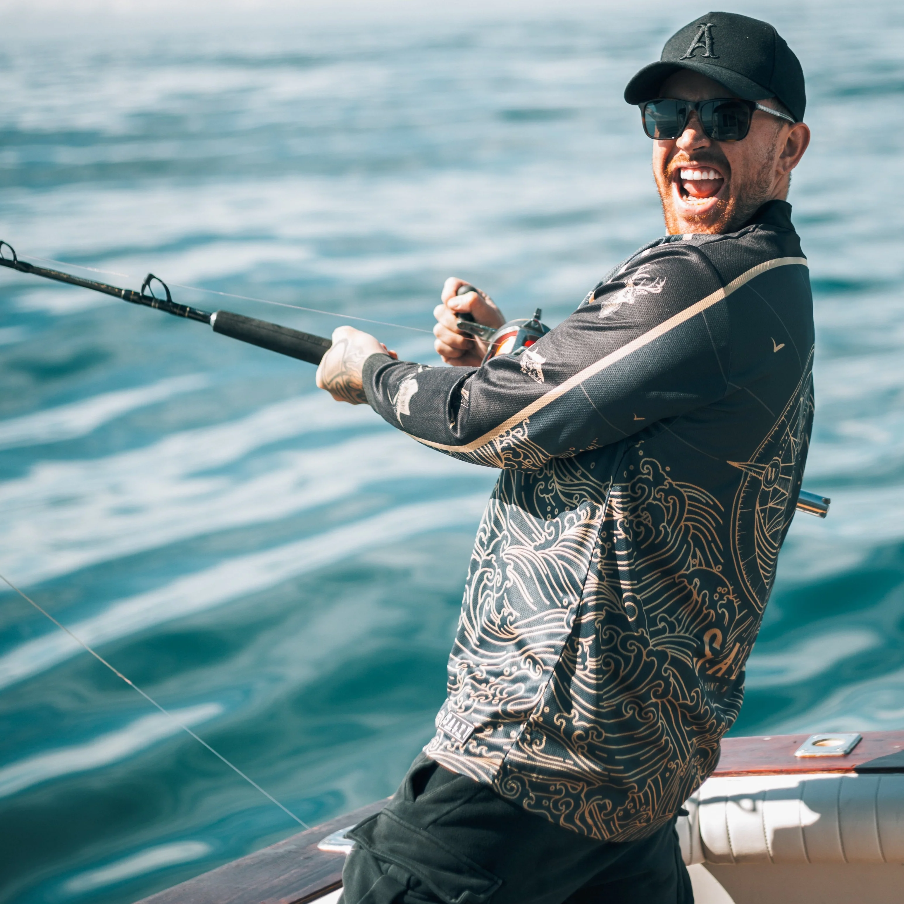 Moonlight Game king Fishing Shirt - Image 6
